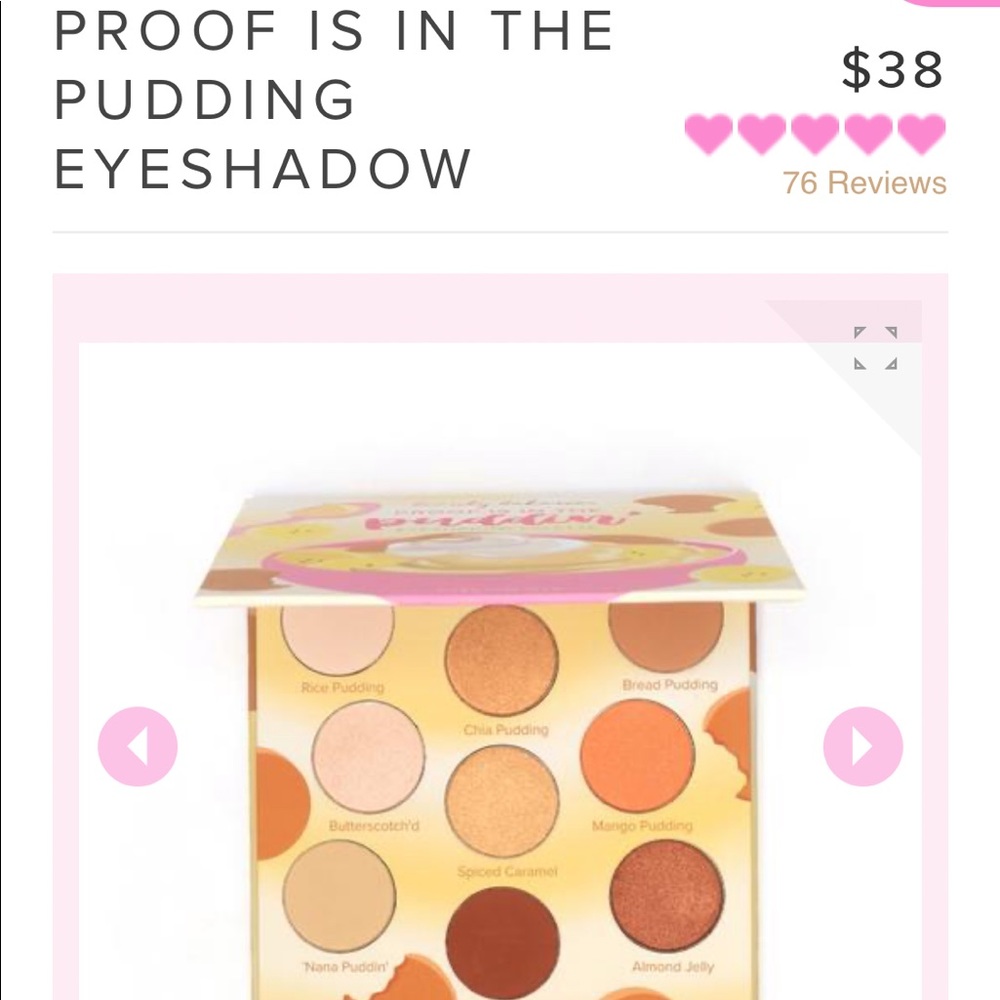 Prof is in the Pudding Eyeshadow Palatte